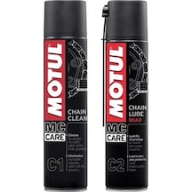 Motul C1-C2 Motosiklet Zincir Yağlama ve Temizleme Seti