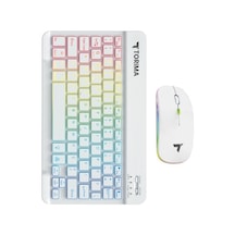 Torima TMK-09 Şarj Edilebilir RGB Işıklı Kablosuz Klavye Mouse Seti