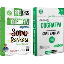 Pegem + İndeks 2026 Kpss Coğrafya Ezberbozan Soru Bankası 2 Li Set Pegem + İndeks Akademi Yayınları