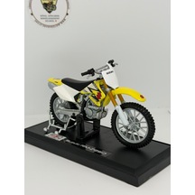 Suzuki Rm-z 250 Cross Motor Diecast Model Motosiklet 1:18 Kutulu