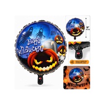 Balkabağı Desenli Folyo Balon 18 İnç 45 Cm