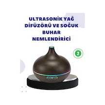 Bn01 Uçucu Yağ Uyumlu Renkli Led Işıklı Nemlendirici - Lisinya