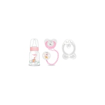 Mooncare 0-6 Ay Bebek Bakım Seti Biberon 125 ML + Emzik ve Diş Kaşıyıcı