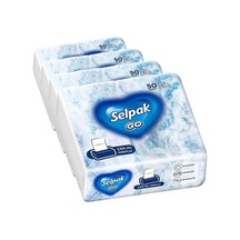 Selpak Go Çek Al Havlu 50'li 4 Paketi Çok Renkli