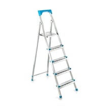 Perilla-luiza-11004 Basamaklı Metal Merdiven Y: 105cm 120kg.taşıma Kapasitesi 4+1 Diğer