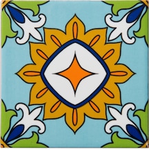 Can Seramik – 10x10 Cm. Cç-92 Kütahya Çini Karo 5'li 1 Paket
