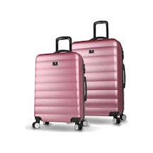 My Valice Colors Abs Orta Ve Büyük Boy Rose Gold 2'li Valiz Seti Rose Gold