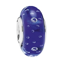 Nur Silver Murano Taşlı Gümüş Charm Nur-bl01795
