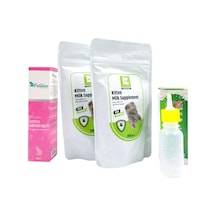 Ans 2 Adet Yavru Kedi Süt Tozu 200 Ml+biberon 60 Ml+yavru Ve Anne Kediler Için Vitamin Pasta 100gr