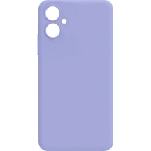 Kilifone - Omix X5 Uyumlu Kılıf Mat Esnek Biye Silikon Kapak - Lila - T27009