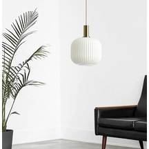 Mylights Opal Sarkıt Avize 20cm Bronz Askılı Spor Tekli Avize Opal