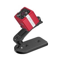 Kırmızı Mini Kameralar: 1080p Full Hd, 12mp, İki Renkli İzleyici, Geceleri Görüş, Hareket Algılama, Usb Şarjlı, Tutanaklı Tutucu