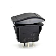 Marine Karavan Anahtar 12v 24v Carling Switch Kalıcı-0-yaylı