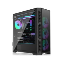 Ponos Ultra Ms4 E-atx Orta Kule Pc Kasası, Açılan Temperli Cam Yan Panel, Ön Kurulum 4 Argb Fan