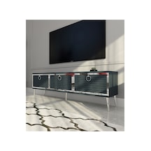 Rami 150 Cm Tv Ünitesi Tv Sehpası Antrasit - Gümüş Antrasit