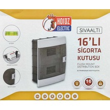 Horoz Electrıc Kat Panosu 16'lı Sıvaaltı Sigorta Kutusu