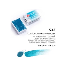 St. Petersburg White Nights Tam Tablet Sulu Boya 533 Cobalt Chrome Turquoise Çok Renkli