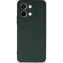 Newface Vivo Y28 Kılıf First Silikon - Koyu Yeşil Koyu Yeşil