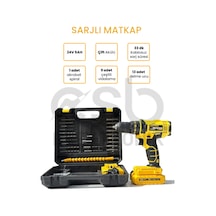Dawreek Matkap 24v Çift Bataryalı Vidalama & Sarjlı Matkap Dwr-drb23634