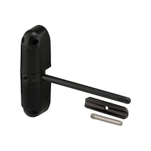 Prime Line Kc16hd Black Diecast Safety Spring Door Closer