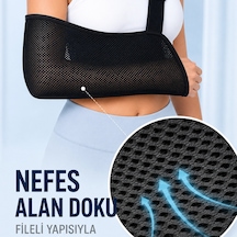 Pratik Kol Askısı Nefes Alabilen Fileli Kumaş Ayarlanabilir Omuz Destekli