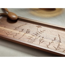 Porland Woodflower Akasya Sunum Tabağı 40 Cm Ahşap