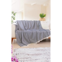 Tabu Home Dokuma Cozy Comfort Siyah Koltuk Örtüsü