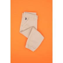 U.s. Polo Assn. Erkek Çocuk Koyu Bej Pantolon Kanvas-chino 50317270-vr088 Koyu Bej