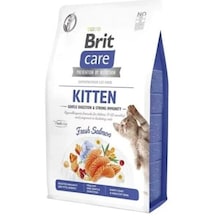 Brit Care Gentle Digestion & Strong Immunity Somonlu Tahılsız Yavru Kedi Maması 2 KG