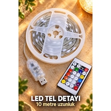 Telefonla Kontrol Edilebilen 10 Metre Rgb Led