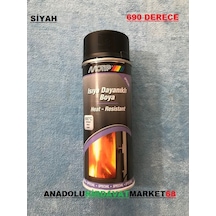 Motip 690 Derece Isıya Dayanıklı Boya Eksoz Ve Soba Boyası Siyah Motip 690 Derece Isıya Dayanıklı Boya Eksoz Ve Soba Boyası Siyah