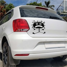 Korkak Komik Araba Stickerı Vinil Sticker Yapıştırma