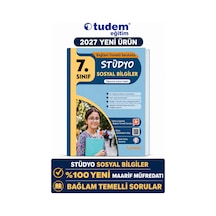 Tudem 7.sınıf 2027 Stüdyo Sosyal Bilgiler Bağlam Temelli Maarif Müfredat Soru Bankası Turuncu