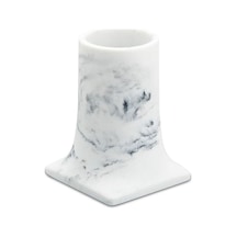 Tezgah Üstü Diş Fırçalığı Krom Renk 124x91x91 Mm Açık Ahşap