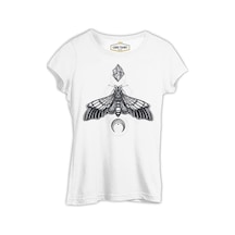 Kelebek - Death Of An Insect Beyaz Kadın Tshirt 001
