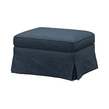 Ikea Mavi Şık Kanepe - Saklama Gözlü Puf