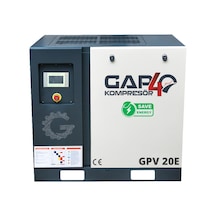 İnventörlü Vidalı Hava Kompresörü 20 Hp Tek Makine