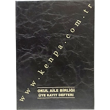 Okul Aile Birliği Üye Kayıt Defteri
