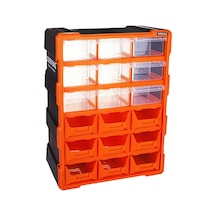 18li 9 Kapalı+9 Açık Monoblock Avadanlık Çekmece Seti38.1x15.7x47.5cm Herhangi Bir Renk Gönderilir