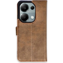 Flzdgnkr Newface Xiaomi Redmi Note 13 Pro 4g Kılıf Trend S Plus Kapaklı Kılıf - Taba