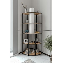 Conrad Lambader Köşe Kitaplık Çift Yön Kullanım Safir Meşe Meşe Conrad Lambader Köşe Kitaplık Çift Yön Kullanım Safir Meşe Meşe