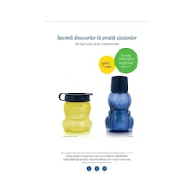 Tupperware Eko Şişe 350ml Suluk Çocuk Ve 300 Ml Atıştırma Kabı Sarı/lacivert