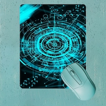 Sonictouch Fütüristik Yeşil Kaydırmaz Gaming Mouse Pad