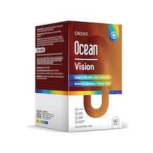Ocean Vision,omega 3 + Epa & Dha, Lutein, Zeaksantin, Resveratrol, Glutatyon, C Vitamini, Çinko 60 Kapsül