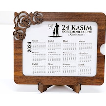 Öğretmenler Günü - 2024 Masa Takvimi - 3mm Mdf Ahşap