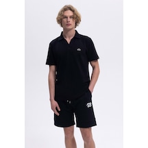 Ellesse Erkek Polo Yaka T Shirt Em1461-bk Siyah Siyah