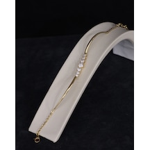 Safir Altın Bileklik 14k 6,05 G Sarı Altın