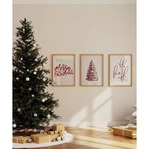Çerçevesiz Poster Noel Rüyası 3'lü