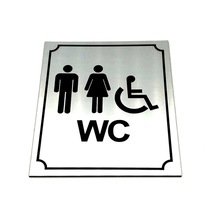 Wc Tabelası Bay Bayan Engelli,Yönlendirme Levhası 10 Cm X 12 Cm