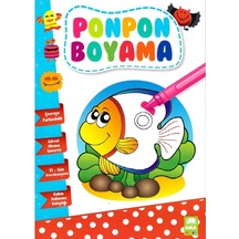 Ema Ponpon Boyama 4 Kitap Çok Renkli